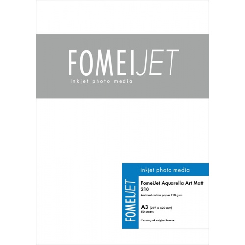 FOMEI Inkjet A3+/50 FomeiJet Aquarella Art Matt 210