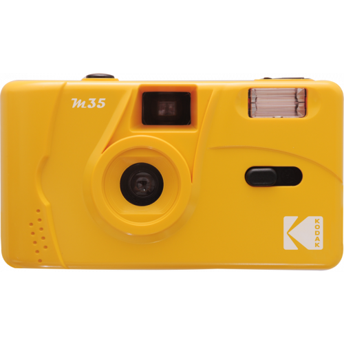 KODAK M35 fotoaparát s bleskem 31 mm f/10 žlutý